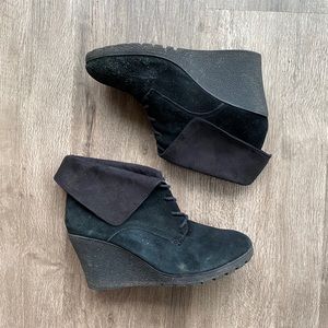 Mia Suede Wedge Heels 9.5
